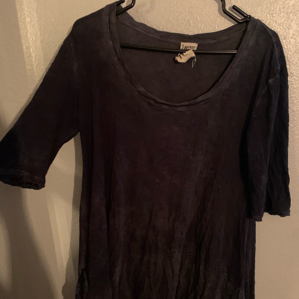 quarter sleeve free people shirt